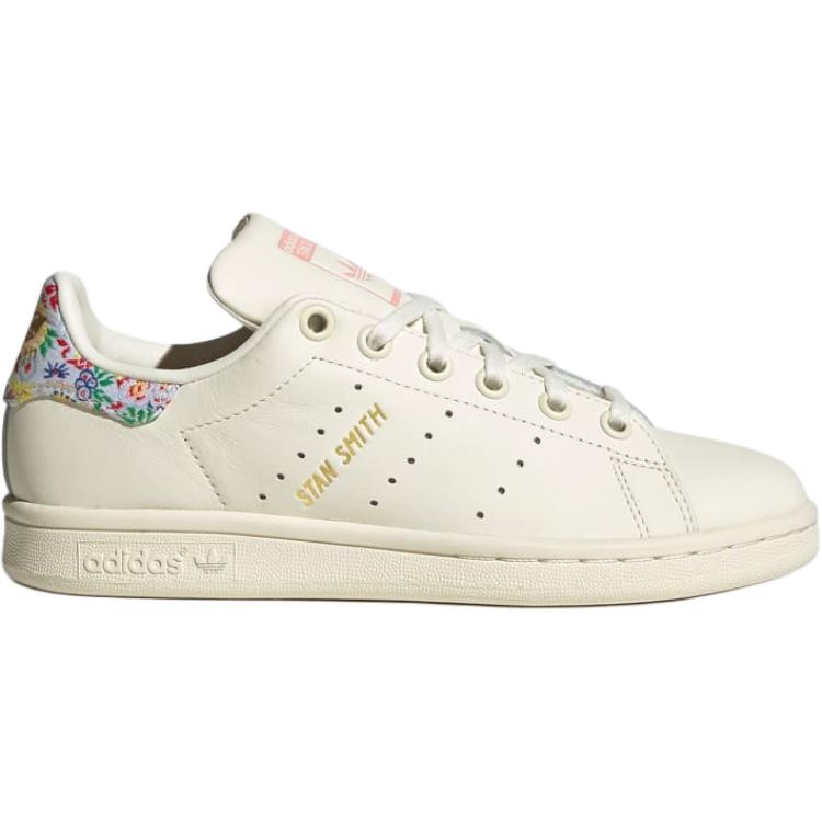 Liberty London x Adidas Originals STAN SMITH Кожа, Текстиль Нескользящий Устойчивый к истиранию Низкие кроссовки JH7559