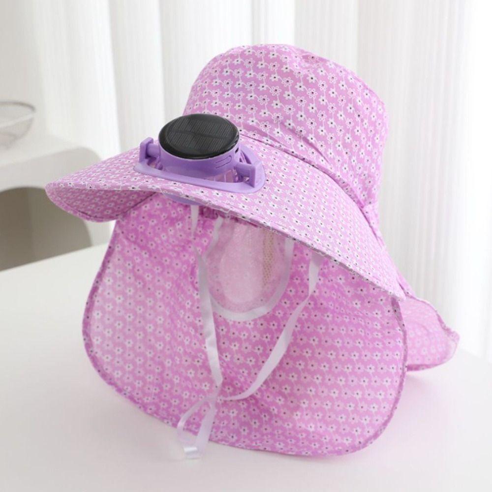 USB Charging Sun Cap Anti-UV Cooling Fan Hat Sunscreen Cap Fisherman Hat Summer Season
