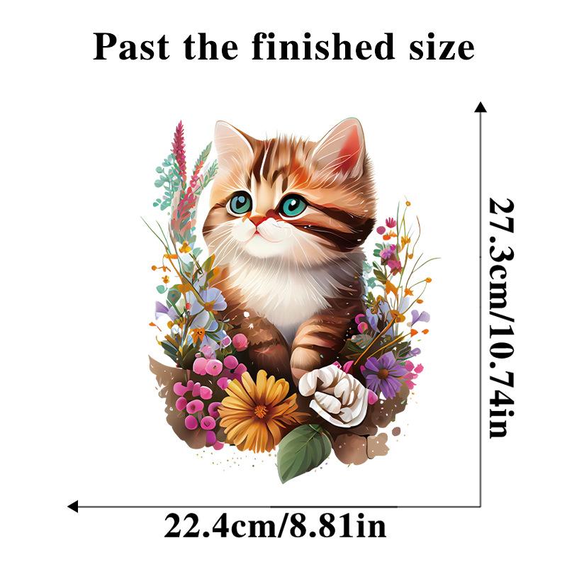 Мультфильм милый акварельный кот наклейка наклейки ванная комната украшение крышки унитаза водостойкая наклейка на стену