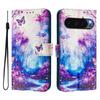 Роскошный откидной кожаный чехол для Google Pixel 10A 9A, откидная крышка для Google Pixel 10 9 Pro XL 5G, кошелек, сумки, чехлы с цветами
