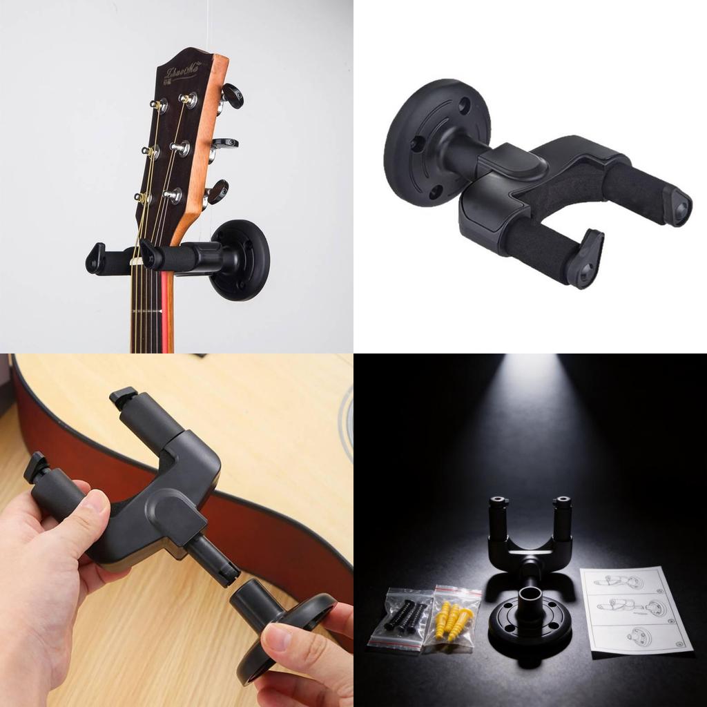 Guitar Accessory Wall Bracket Steel Mounting Clip For Acoustic Electric Stringed Instruments
