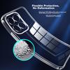 Freeson Phone Case for Honor Play60 Plus/Play9T, Slim Full Protection Shockproof Clear TPU Soft (With Ring Holder And Lanyard), Transparent