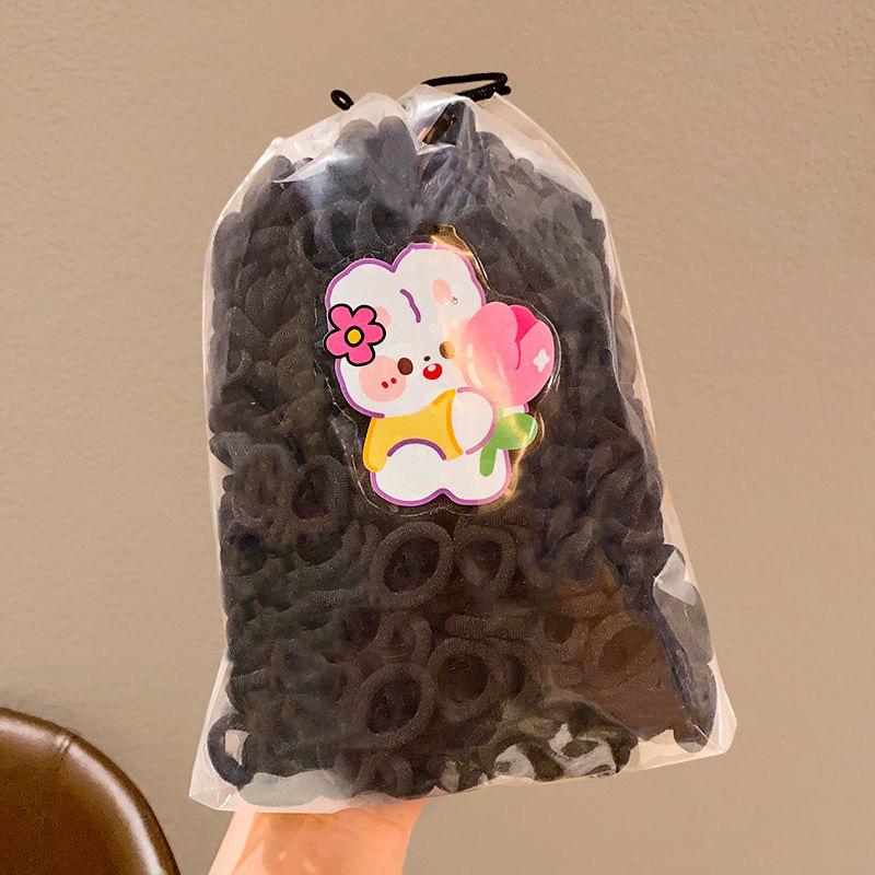 Детская цветная высокоэластичная резинка для волос - Бесшовная резинка, не повреждающая волосы, для младенцев и девочек