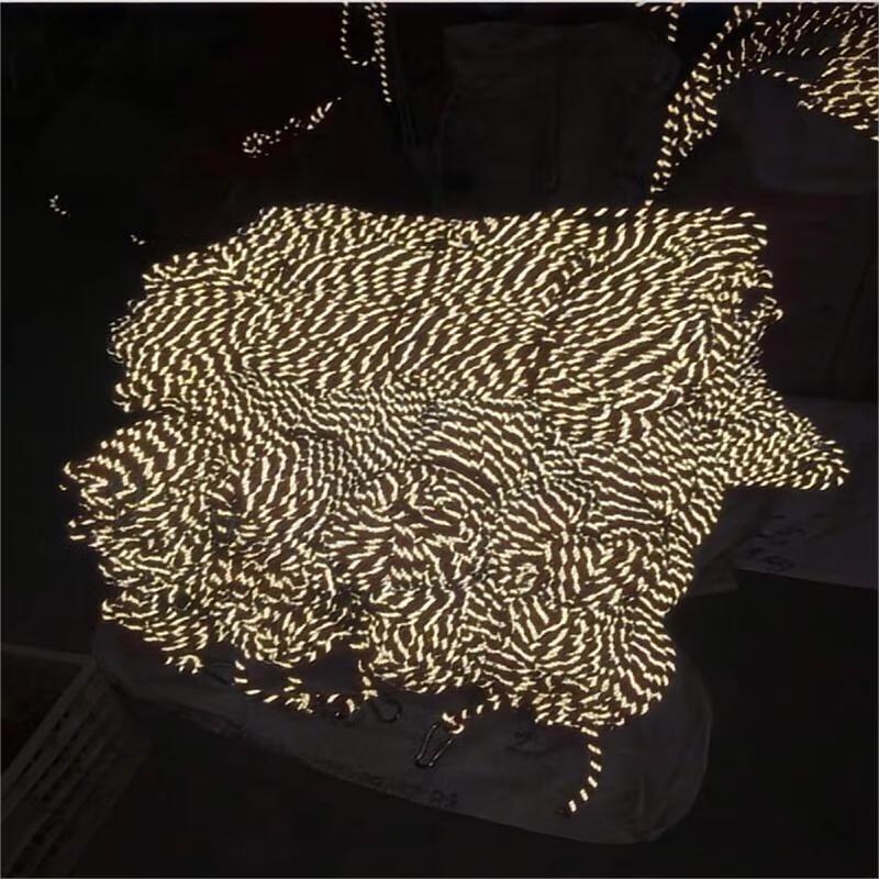 ZhanZhiRen Night Reflective Floating Safety Rope with Hook