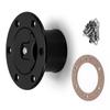 New Aluminum Billet Fuel Cell/6 Bolt Surface Oxidation Fuel Surge Tank Cap Flush Mount ID 35.5Mm Openings