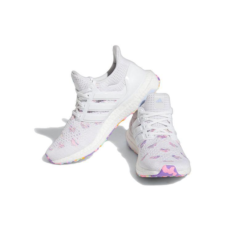 adidas UltraBoost 1.0 Женские кроссовки ко Дню Святого Валентина 2023 White Cloud-White Violet-Fusion HQ3857