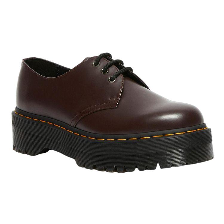 Dr. Martens 1461 Series Leather Round Toe Lace-Up Low Top Platform Shoes Unisex Shoes Burgundy 27332626