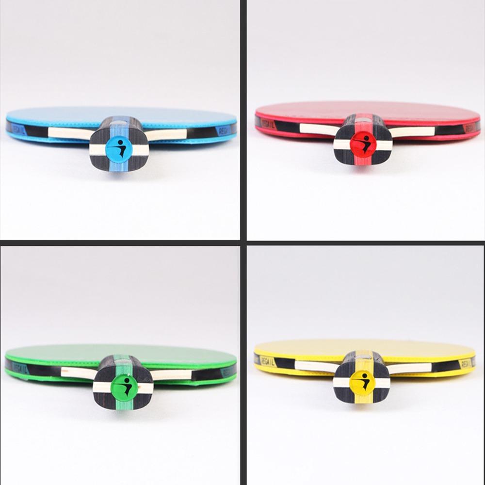 Double Sided Table Tennis Set Colorful Table Tennis Racket Ping Pong Rackets Casual Training