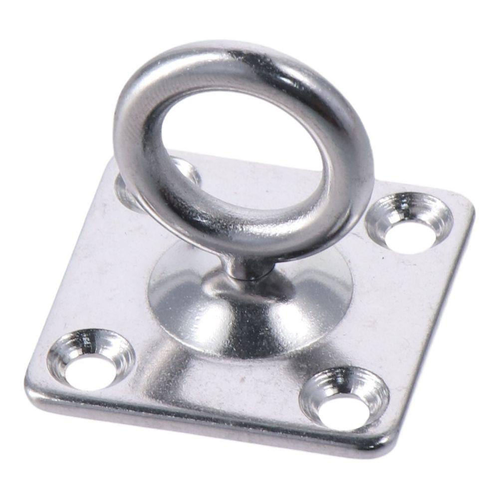 Stainless Steel Rotating Ceiling Hooks Pad Silver U Hooks for Seawater Anti Ability Ceiling Hooks