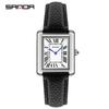 SANDA New Roman Scaled Couple Quartz Ectopic Ribbon Fashion Trend, Simple Personality Creative Quartz Men and Women Watches