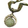 Vintage Bohemian Necklace Alloy Round Pendant Necklace New Pendant Necklace