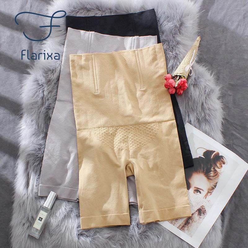 Flarixa Тренажер для талии с высокой талией и контролем живота, нижнее белье для похудения, бесшовное корректирующее белье, подтягивающее белье, формирователь ягодиц, трусики с плоским животом