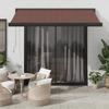 VidaXL Manual Retractable Awning Brown 300x250 Cm 3215723