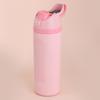 600ml Straw Sports Water Bottle with Handle Travel Vacuum Flask 316 Stainless Steel Vacuum Thermal Insulated Mug for Women Men