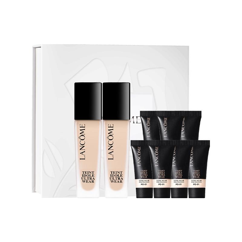 LANCÔME Жидкая тональная основа второго поколения с долгим сроком носки PO-01 30 мл + 10 мл * 7 матовая, стойкая