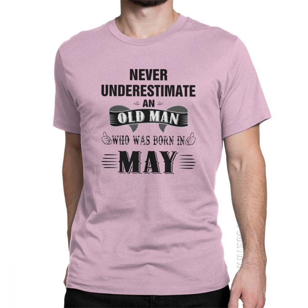 Vintage Retro Birthday T Shirts Anniversary Birth Present Legend Born In May Tee Shirt Gift Man TShirts Cotton Short Sleeve