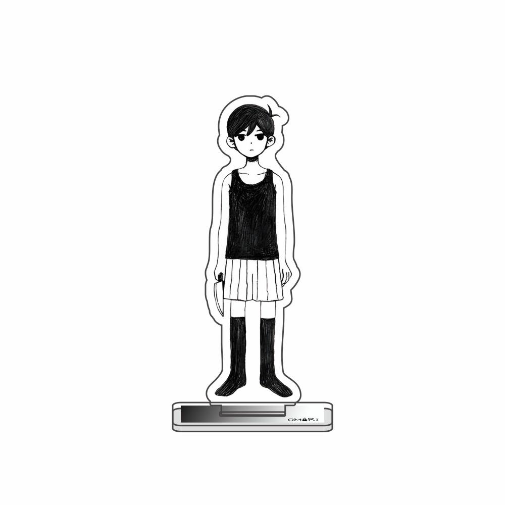 Игра Omori 10 см Акриловая фигурка SUNNY HERO KEL BASIL Стоячая модель Настольное украшение Коллекция фанатов Подарок Брелок