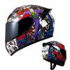 Full Face Motorcycle Helmet Men Women ABS Safety All Season Riding Scooter Electric Bike