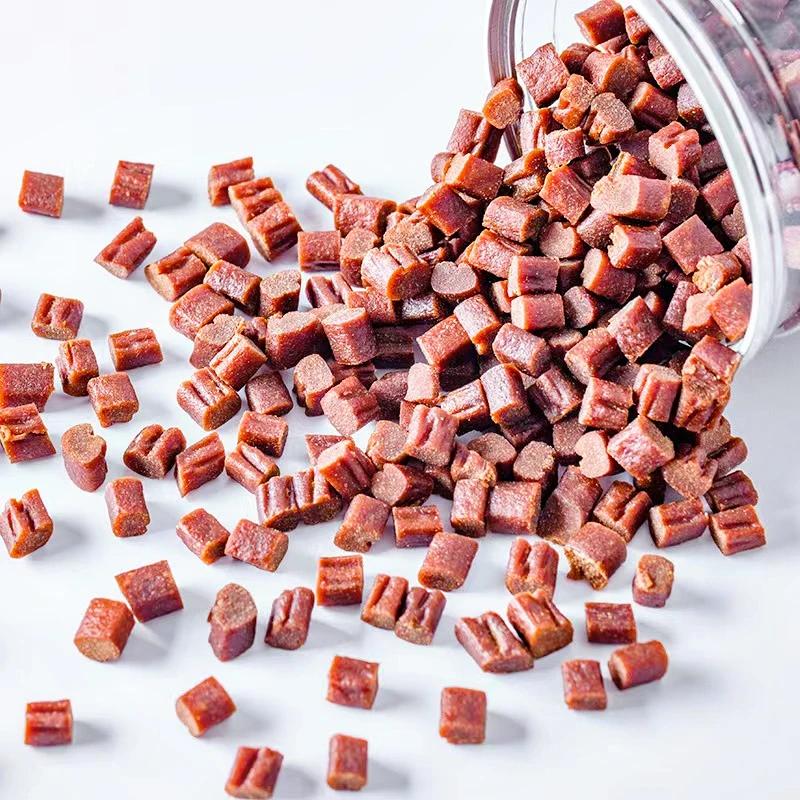 Закуски для домашних животных Snowflake Beef Grains Закуски для собак Beef Grains Награды за дрессировку Сублимированные для маленьких собак Золотистый ретривер Тедди