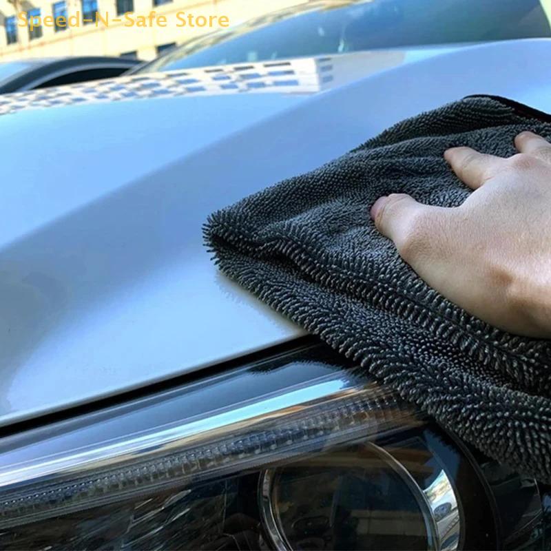 Полотенца для мойки автомобиля Премиальное полотенце для ухода за автомобилем Сверхвпитывающая сушильная ткань Полотенце из микрофибры для чистки автомобиля Для ухода за деталями