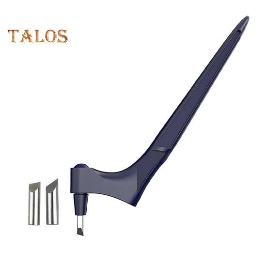 Инструмент для резки поделок Ручка с эргономичной ручкой Вращающееся на 360 градусов лезвие Ручка-резак из нержавеющей стали Инструмент для вырезок из бумаги Инструмент для поделок своими руками