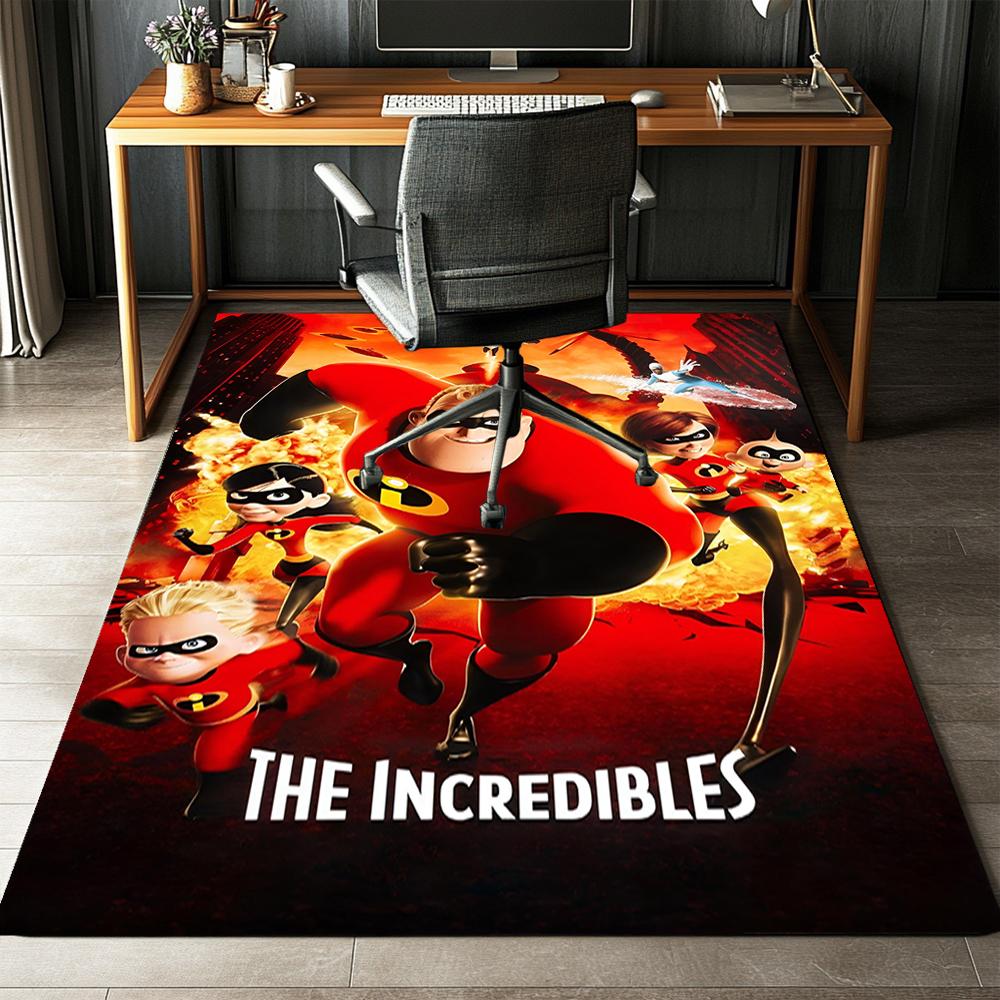 The Incredibles Printed Carpet Rug for Office Chair Living Room Bedroom Kitchen Room Decor Gifts