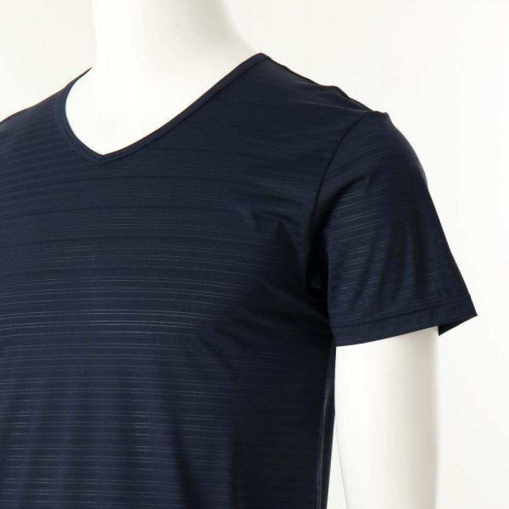 VenuS Men S Functional Nylon Spandex Stripe 3 4 running[vmvS068a]