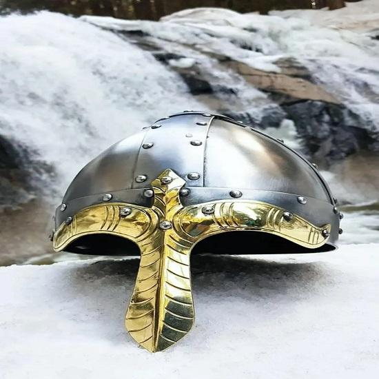 Handcrafted Medieval Norman   Historical Armor  for , Cosplay  Display, Knight Costume Nasal Armor, Historic Costume Gear