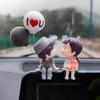 Автоаксессуары, Автоаксессуары, Милые, Для пар, Шарики, Смола, День рождения, Автомобильные аксессуары (Серые воздушные шары)
