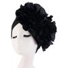 Inner Cap Muslim Hijab Caps Turban Big Flower Hat Fashion National Turban Hat  Women