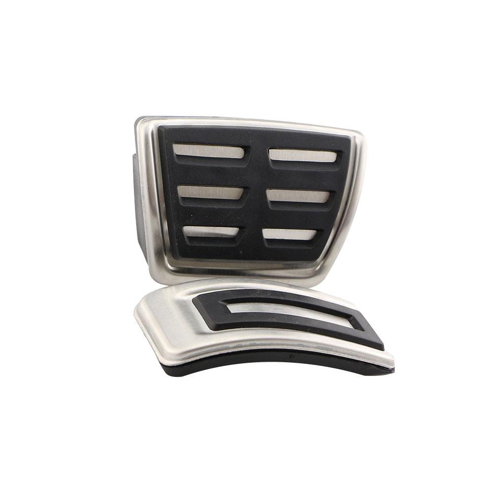 Автомобильные педали из нержавеющей стали для A3 8V S3 RS3 Sportback Cabrio Limousine LHD 2012-2020, чехол для автоматической педали