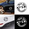 Cool Born For Adventure Mountain Reflective Decal Sticker Car Motorbike Decor