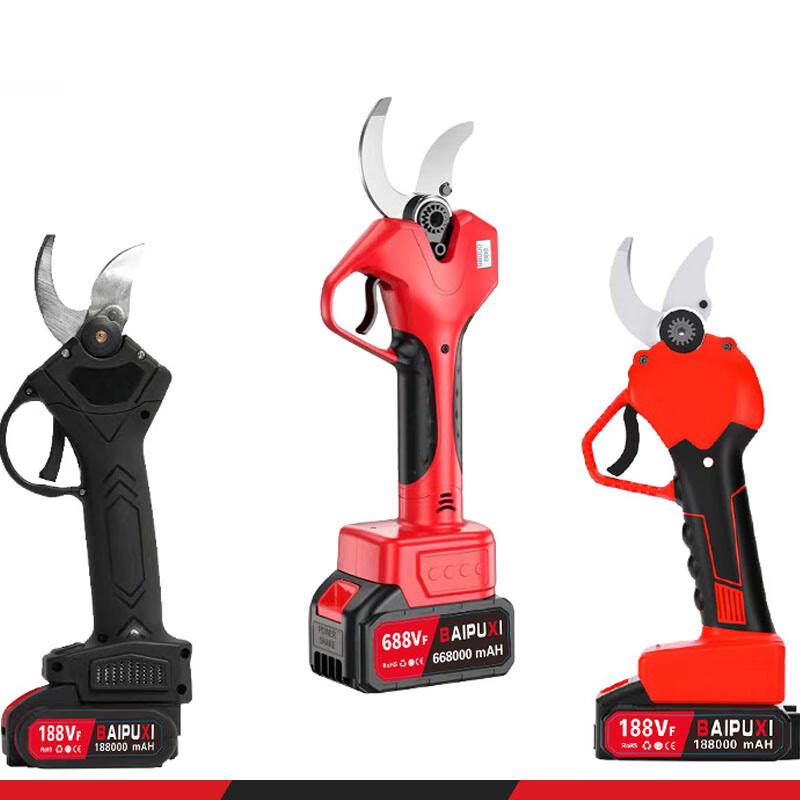 Беспроводные электрические секаторы BAIPUXI, вилка CN (адаптер в комплекте)