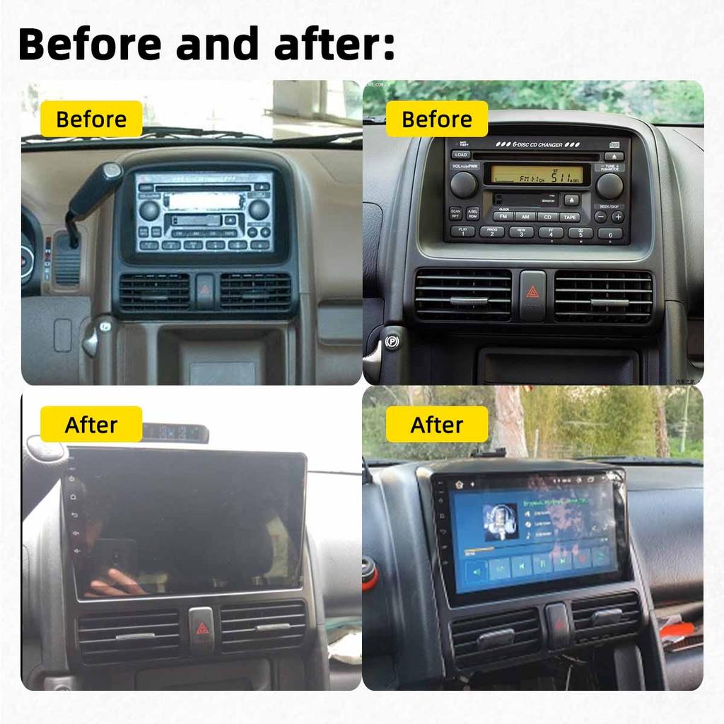 For Honda CRV CR-V 2001-2006 Car Radio Multimedia Player Navigation WIFI FM BT GPS Autoradio Head Unit 2 Din Android Car Stereo