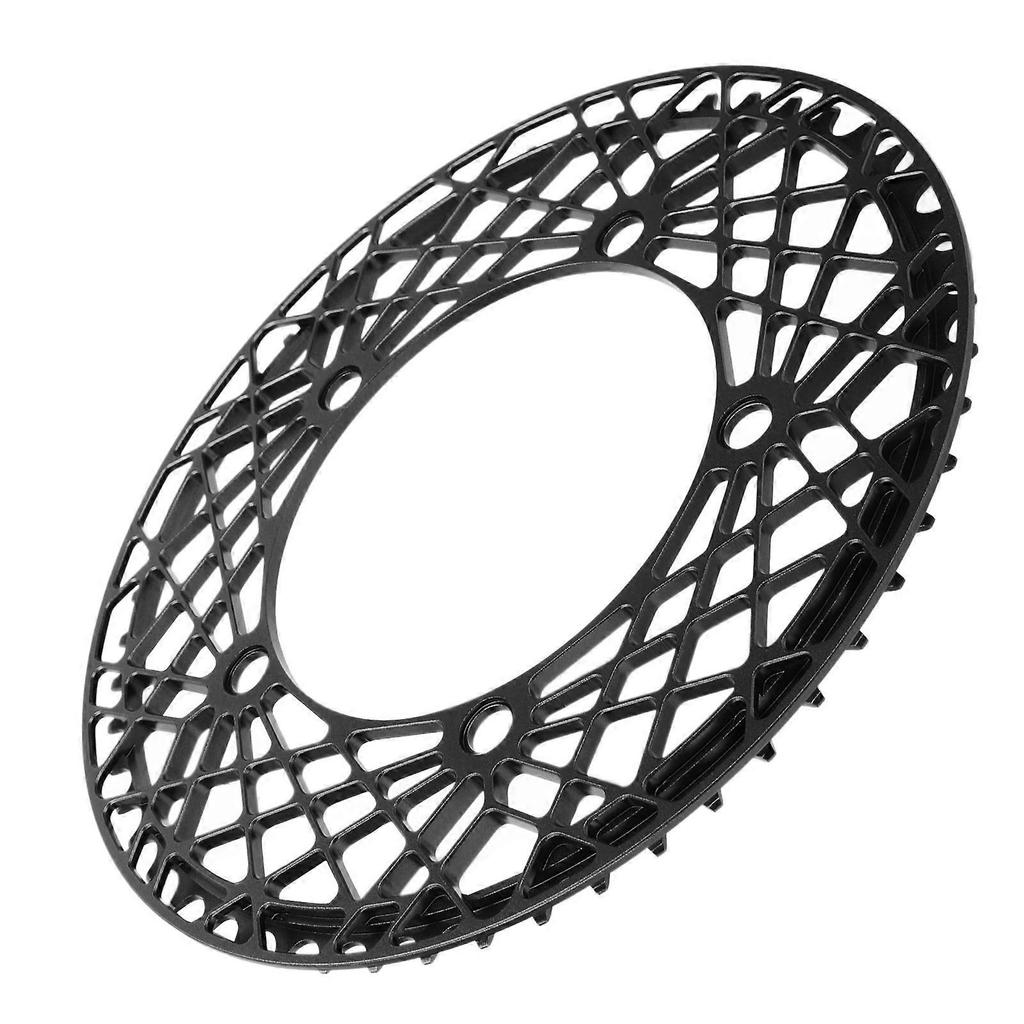 BOLANY Bicycle Chainring Aluminum Alloy Bicycle Chainring Plate Plate for 130 BCD 53TAnode Black