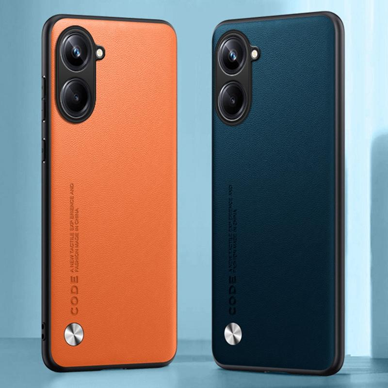 Роскошный чехол из искусственной кожи для Realme 10 Pro 5G 10Pro, задняя крышка, силиконовый противоударный чехол для телефона с полной защитой для Realme10 Pro