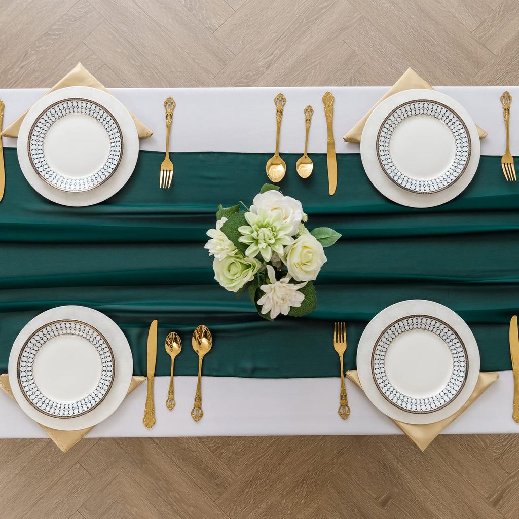 1 шт/4 шт шифоновая дорожка для стола 30x300 см прозрачная романтическая дорожка для свадьбы, дня рождения, девичника, уличного украшения