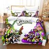 Постельное белье Splatoon Односпальное Двуспальное Полное Queen King Размер Кавайное Набор для кровати Мальчики/Девочки Взрослые Спальня Мальчика Комплекты с пододеяльником 3D Печать