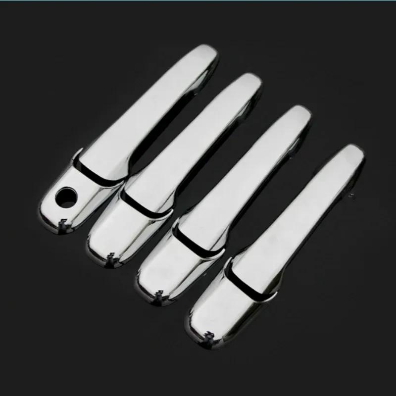Door Handle For Lincoln MKX 2007-2013 Lincoln MKZ Zephyr 2006-2012 Black Chrome Accessories Sticker Car Styling