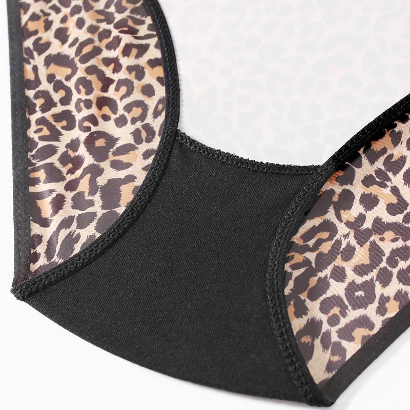 TERMEZY Women Sexy Ice Silk Panties Low-Rise Hollow Out Briefs Asymmetric Slit Underwear Breathable Comfort Intimates Lingerie