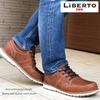 Liberto Edwin Waterproof and Rain Boots Size Men's Non-Slip Boots/Snow (Camel, 25.5cm)