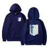 Mens Hooded Sweatshirt With Anime Graphic Print Loose Fit Long Sleeve Cotton Pullover Casual Fall Wear