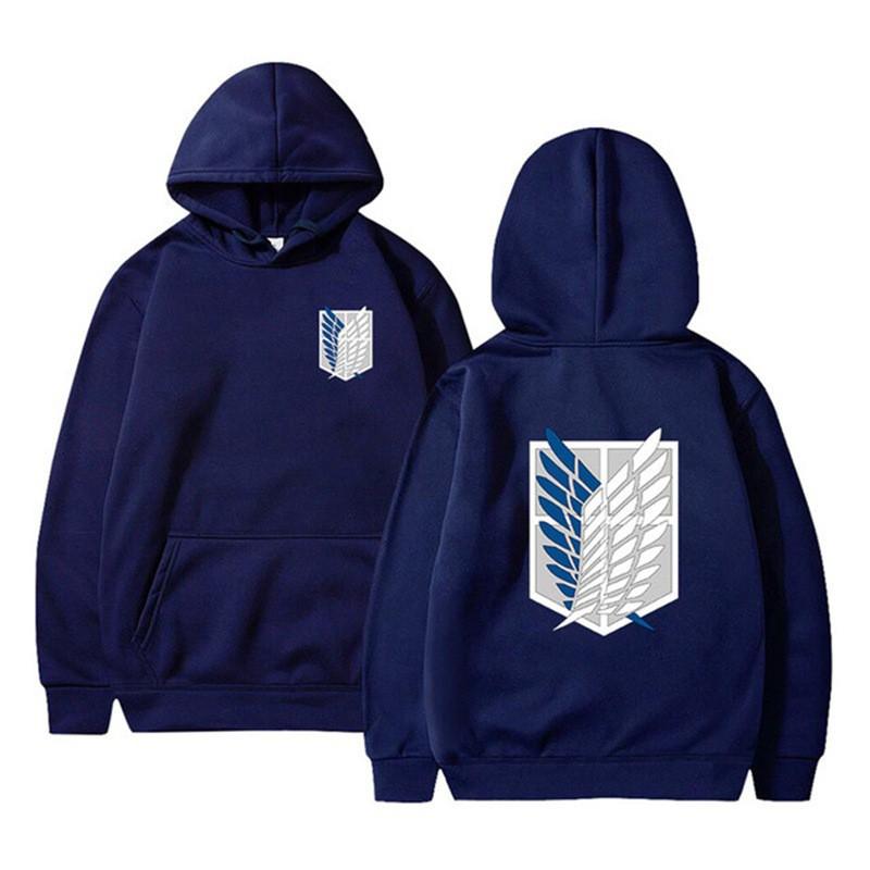 Mens Hooded Sweatshirt With Anime Graphic Print Loose Fit Long Sleeve Cotton Pullover Casual Fall Wear