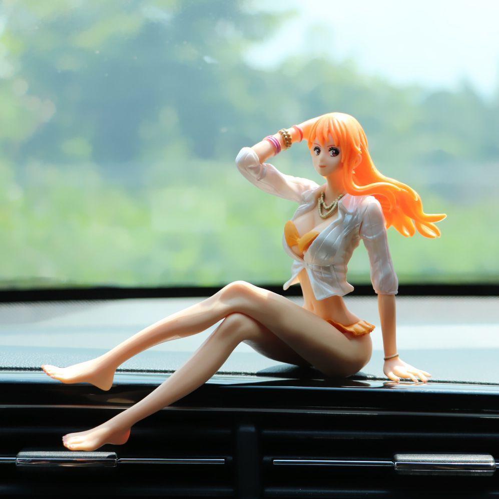 Аниме One Piece Сексуальная фигурка Нами Принцесса Сидящая Вер. ПВХ Фигурки Модели Игрушки Автоаксессуары Декор Автомобиля