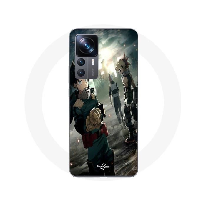 Coque Xiaomi 12T shoto Todoroki, Bakugo Katsuki, war, one for all, my hero academia anime