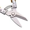 Sainless Steel Sawtooth Type Straight Head Blade Pruner Anti-Slip Grip Household Universal Cutters Strong Iron Garden Scissors