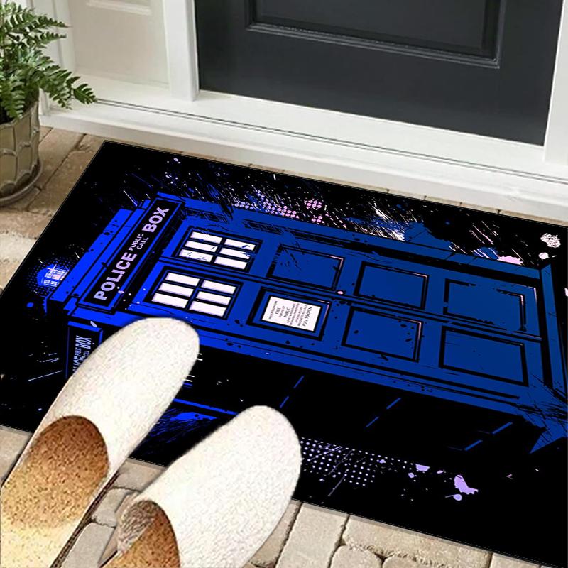 telephone booth Office Rug Chair Mat, Game Carpet, Suitable for Front Door, Bedroom, Living Room, Desk, Holiday Gift
