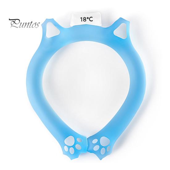 Летняя охлаждающая трубка для шеи Носимый охладитель для шеи Легкое многоразовое ледяное кольцо На открытом воздухе Предотвращение теплового удара Портативный воротник с обертыванием на шею