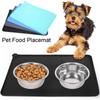 Силиконовый коврик для кормления домашних животных, нескользящий коврик для еды для щенков, водонепроницаемый автомобильный коврик для собак