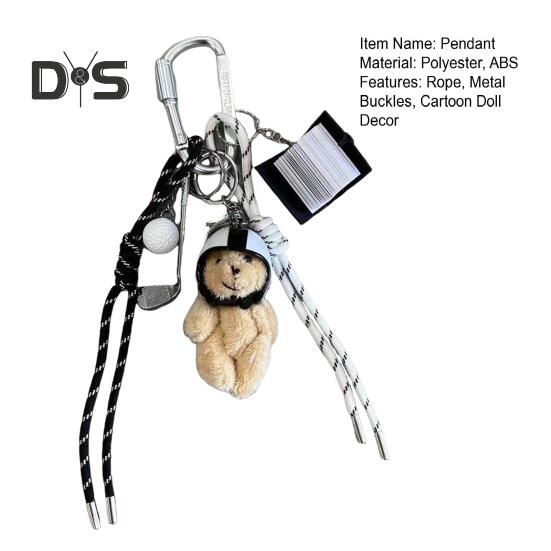 Подвески на веревочную сумку для сумки, кошелька, подвески, украшения для рюкзака, винтажные металлические пряжки, школьная сумка, сумка на плечо, брелок, подвеска